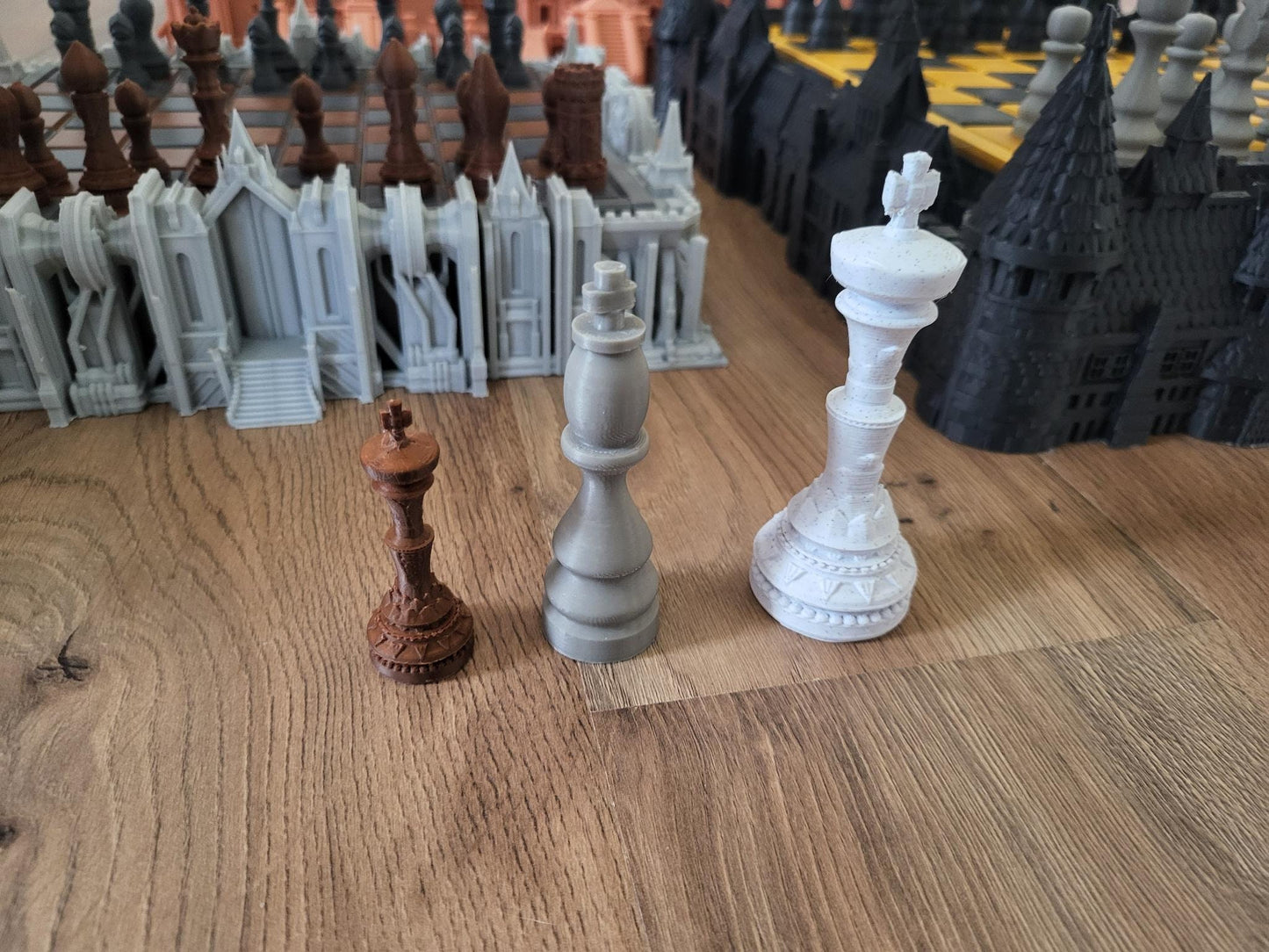 Beautiful Custom Chess Set, The Sand Fortress From Hexchess 2 Design